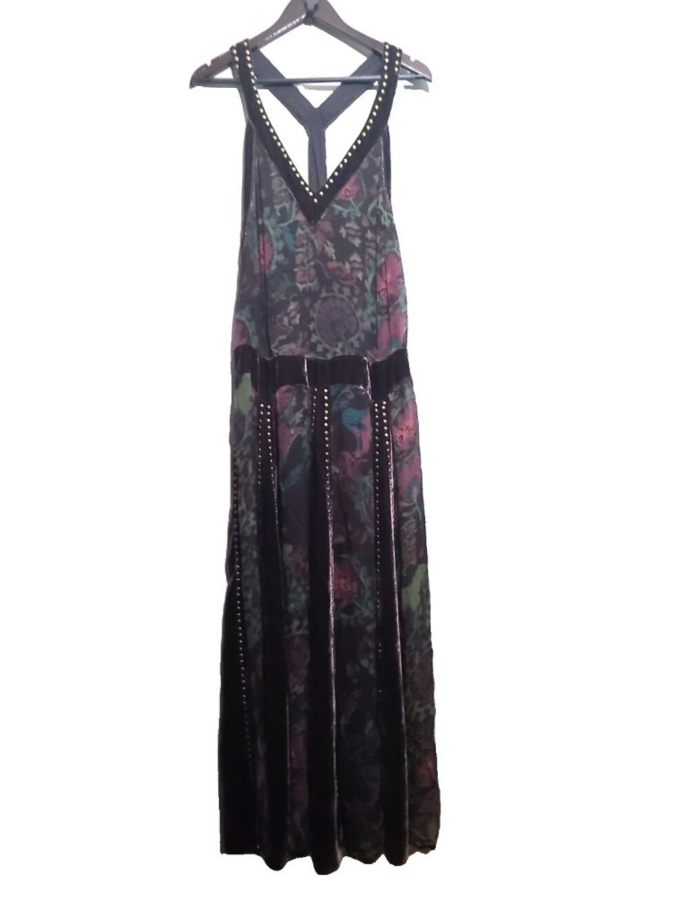 Free People Gweniever Maxi Dress Size S Purple NWT Flowy